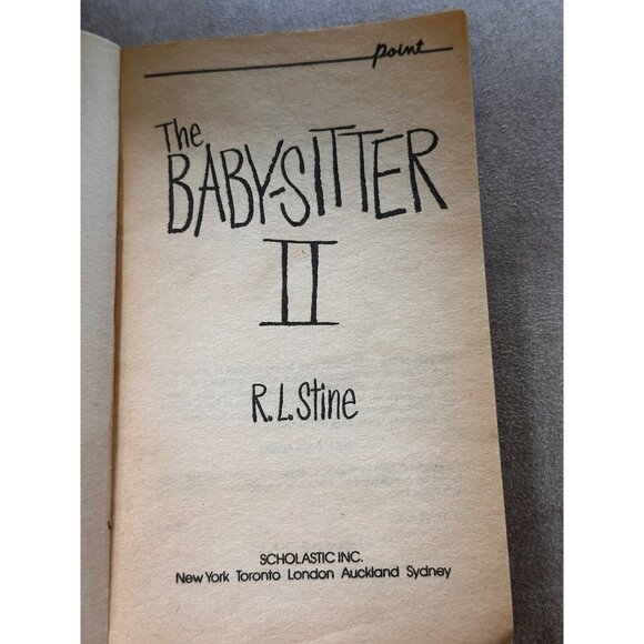 The Babysitter II R.L. Stine Paperback Vintage 1991 Scholastic Pocket Size Book - Picture 6 of 7